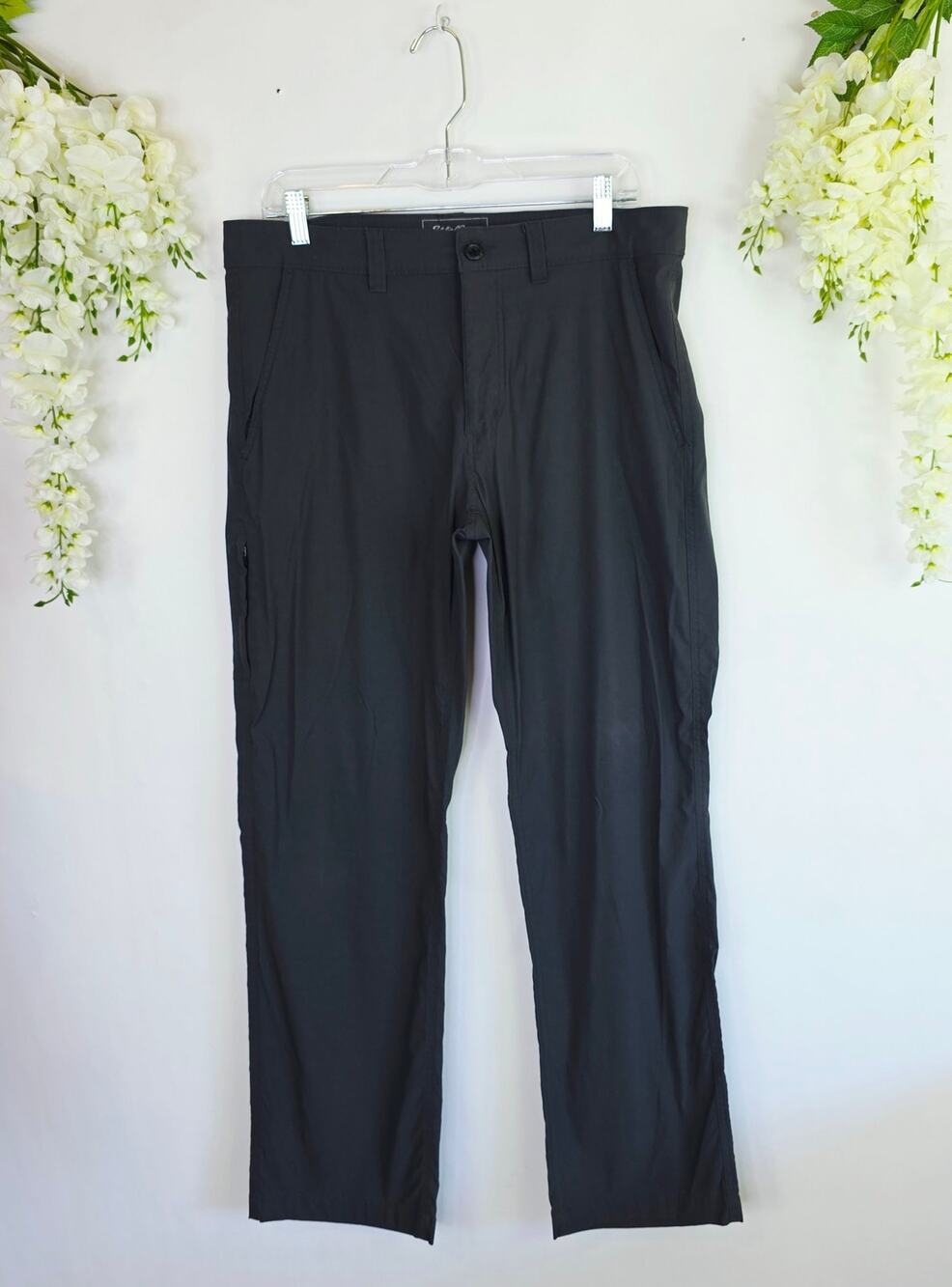 Eddie Bauer Travex Pants 34x32 Gray Stretch Performance Travel Outdoor Hiking